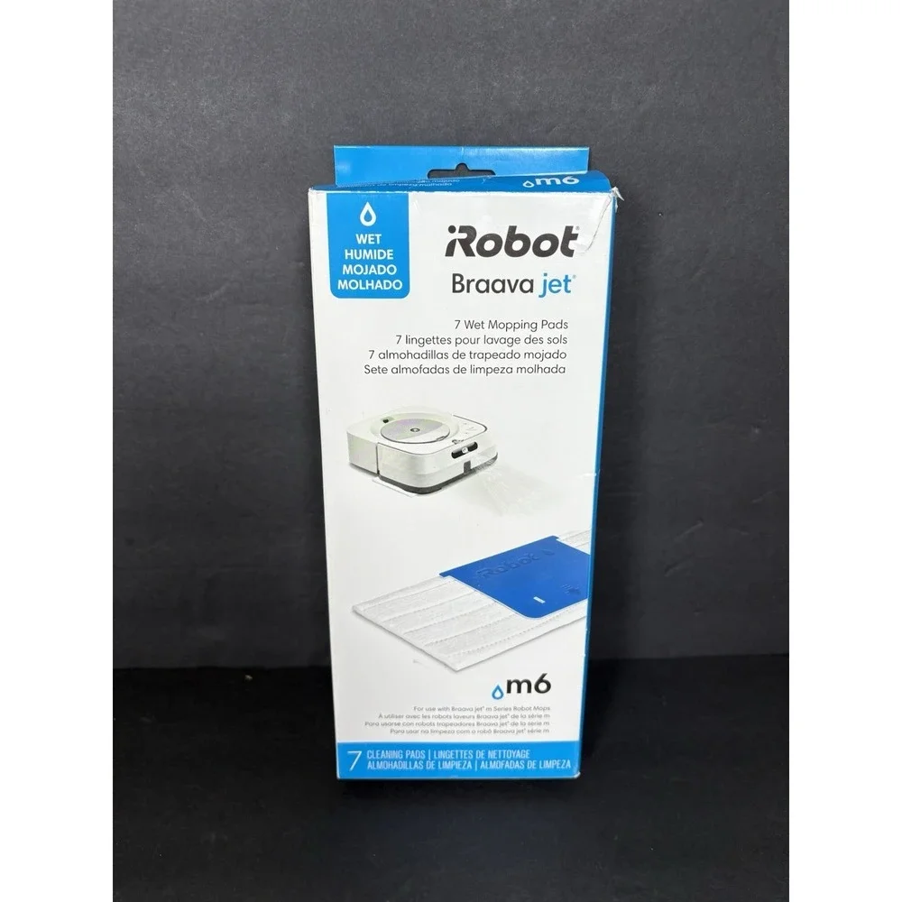 iRobot Braava Jet m6 Wet Mopping Pads 7 Pack Genuine OEM Replacement Open Box